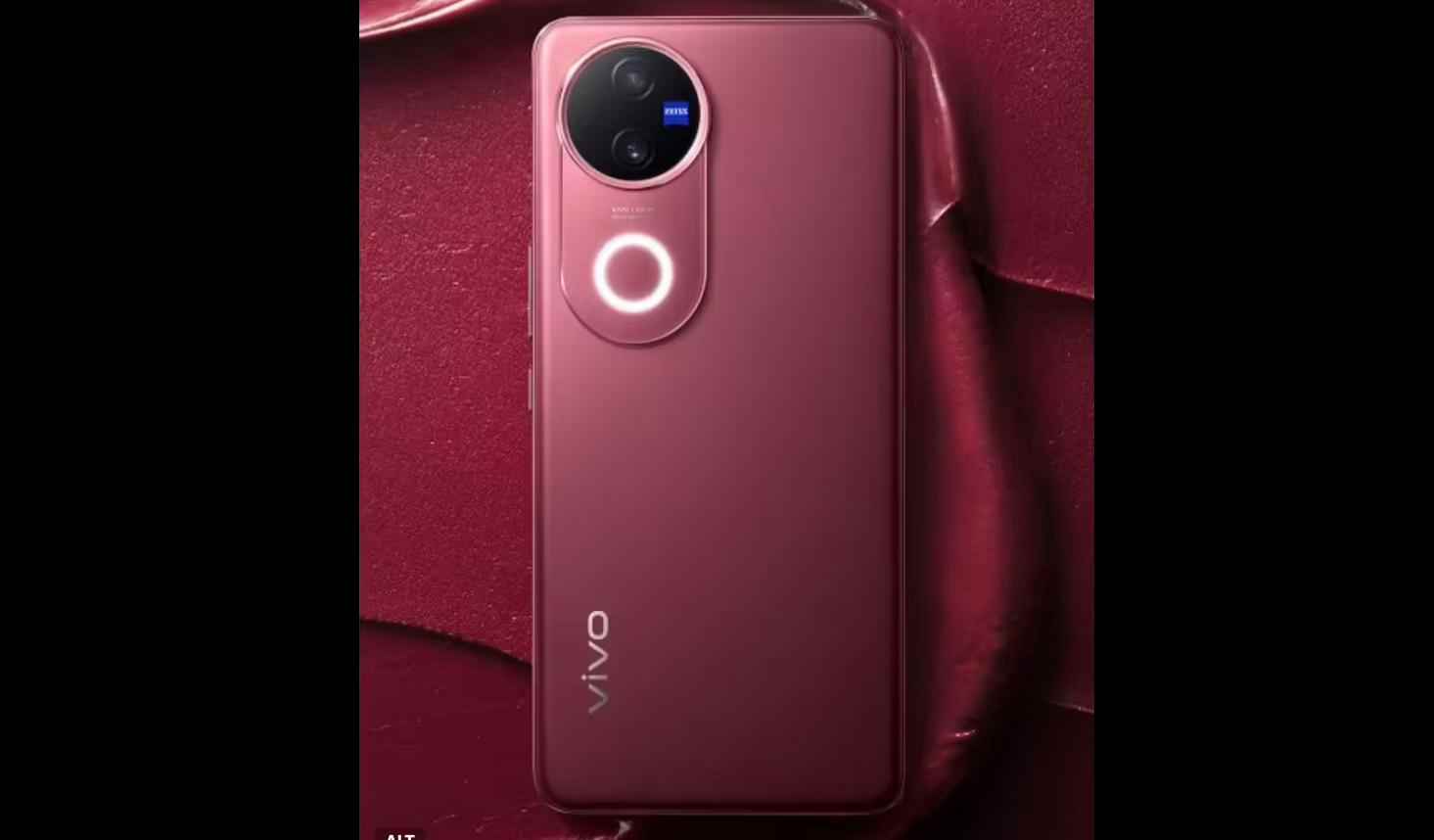 vivo V50 5G手机渲染图曝光：玫瑰红配色引关注