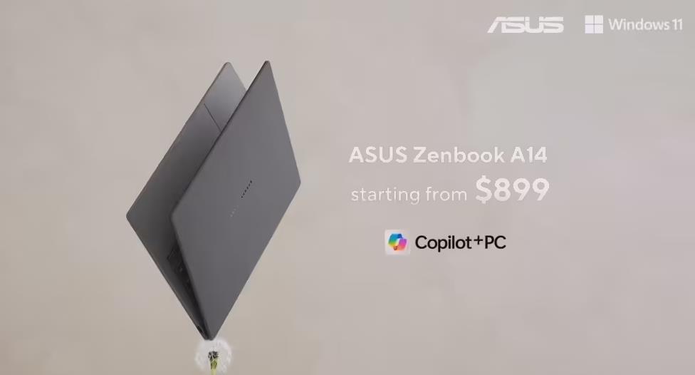 华硕Zenbook A14骁龙版海外发布，轻薄续航兼备