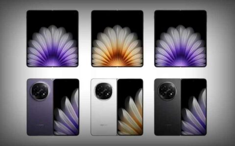OPPO Find N5折叠手机渲染图曝光，三种颜色亮相