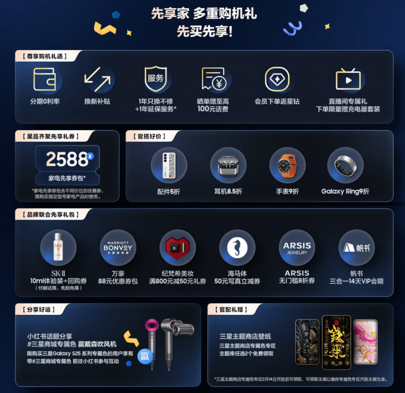 享专属礼遇 三星Galaxy S25系列「先享家」抢鲜购活动进行时