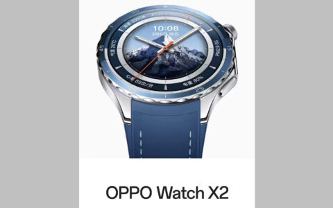 OPPO Watch X2智能手表渲染图曝光，采用钛金属表圈