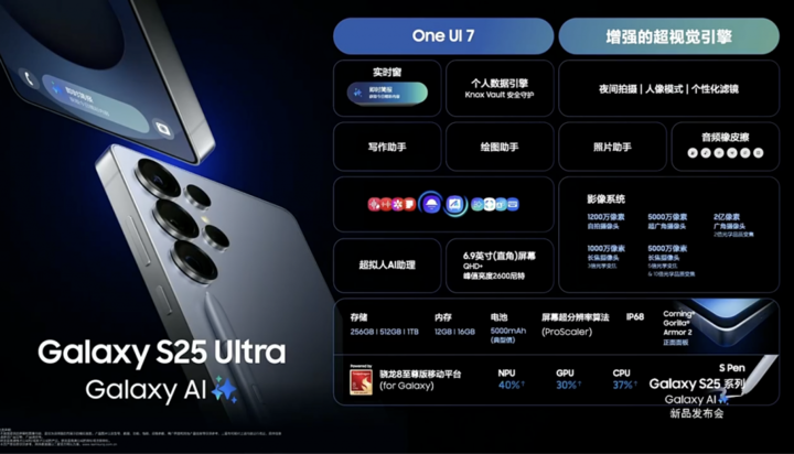 三星 Galaxy S25 系列国行发布：5999 元起售享国补，国行有两个独占