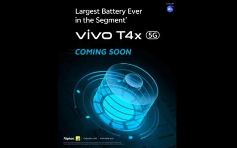 vivo印度新机T4x曝光：6500mAh电池+5G，售价千元出头