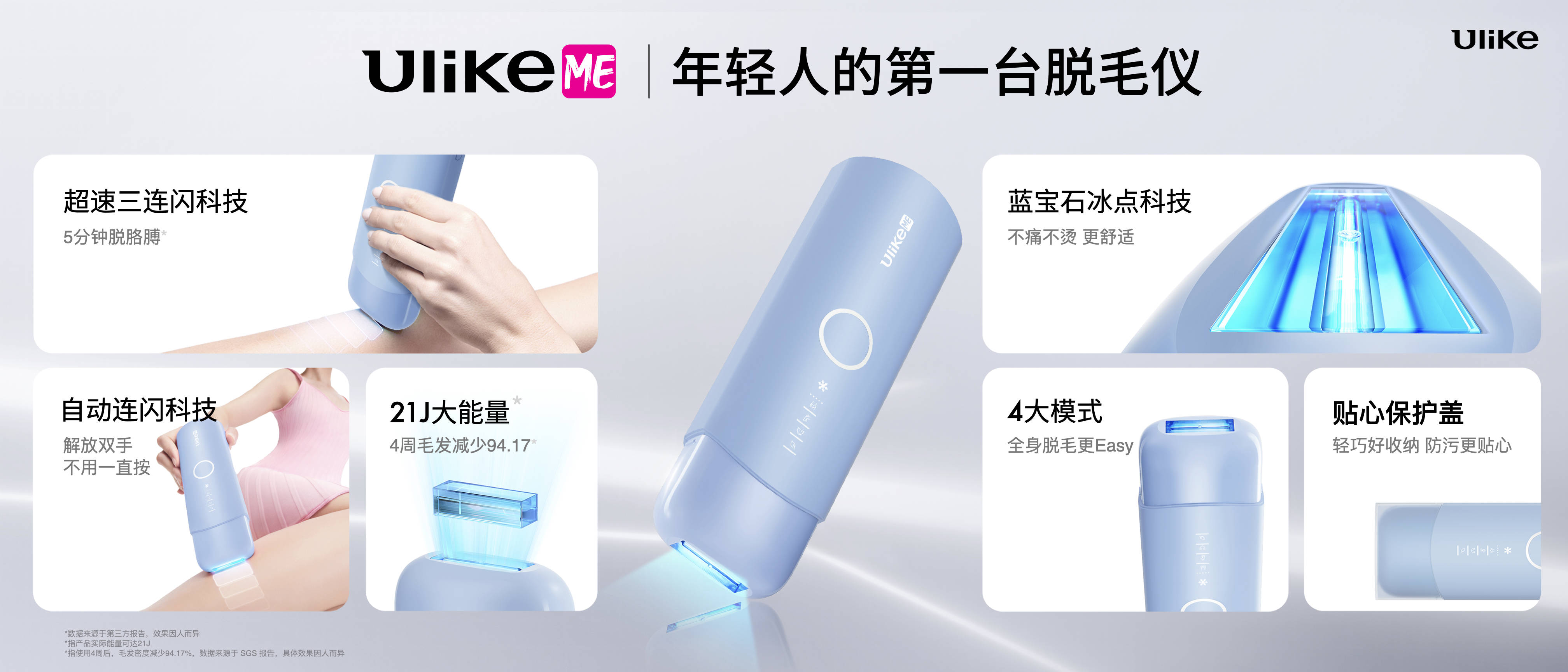 全球销量第一的脱毛仪品牌Ulike发布超级脱毛技术 或将实现永久脱毛 