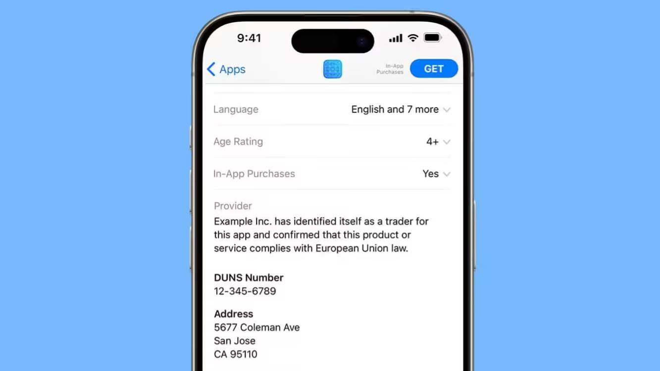 苹果执行欧盟新规：未提供交易者信息应用遭App Store下架