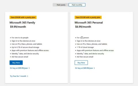 ‌微软Microsoft 365涨价引争议：用户质疑Copilot AI成主因，公司称通胀所致