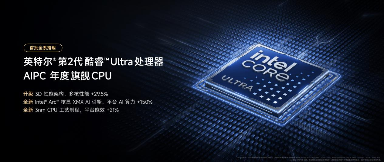 REDMI Book Pro 2025系列发布，第二代酷睿 Ultra平台， 国补4559.2起