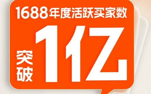 阿里1688年度买家破1亿，创成立以来新高