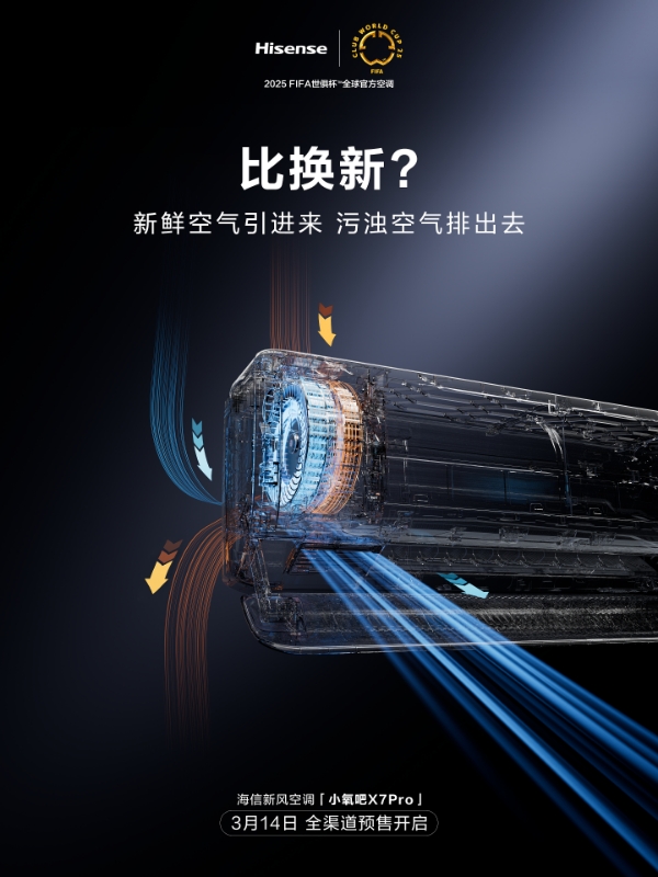 空调也能“自主呼吸”？海信小氧吧X7Pro藏了哪些颠覆性技术？