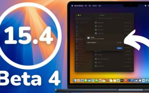苹果发布macOS 15.4 Beta 4更新：重新开放存储信息查看