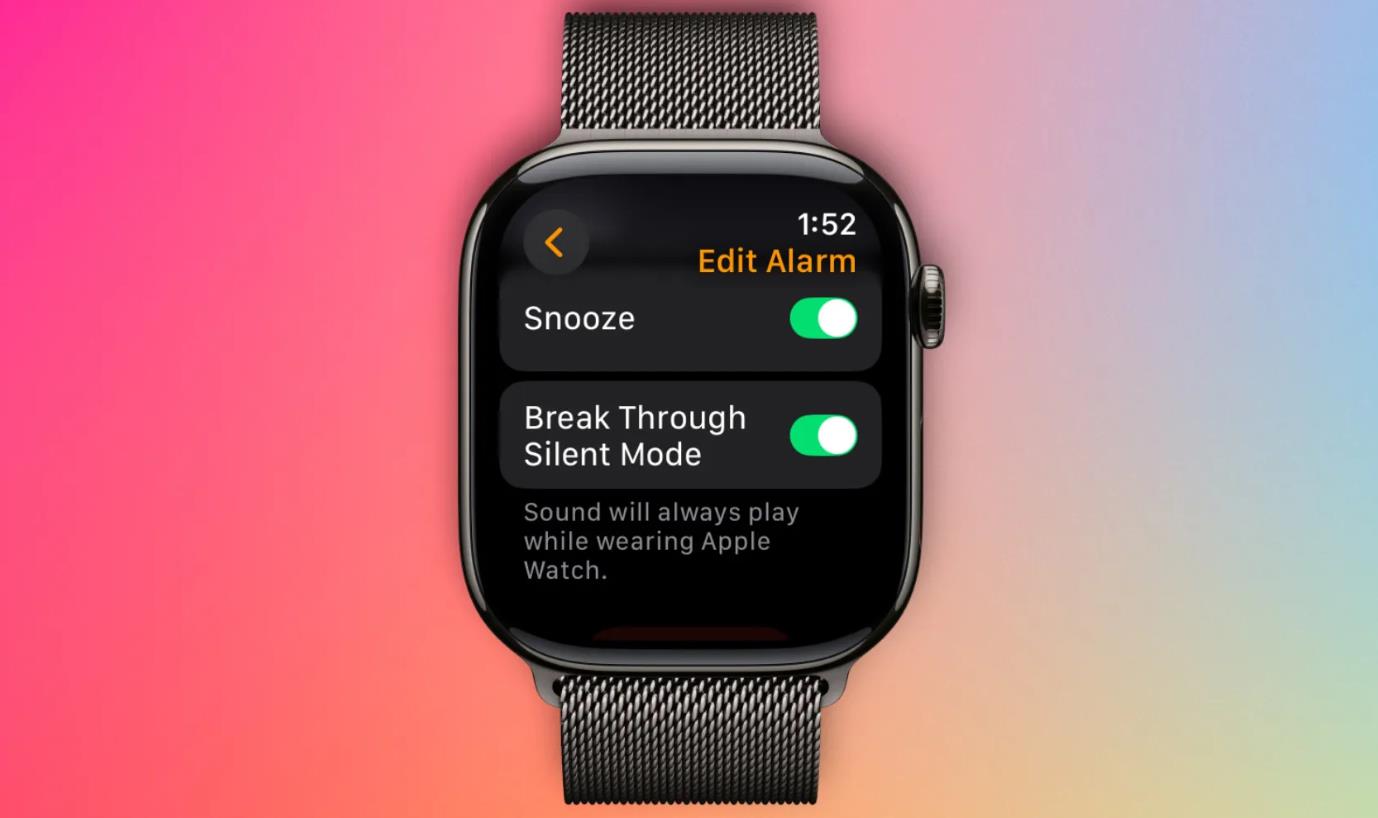 苹果watchOS 11.4正式推送：静音模式也能响闹钟，吸尘器联动功能上线
