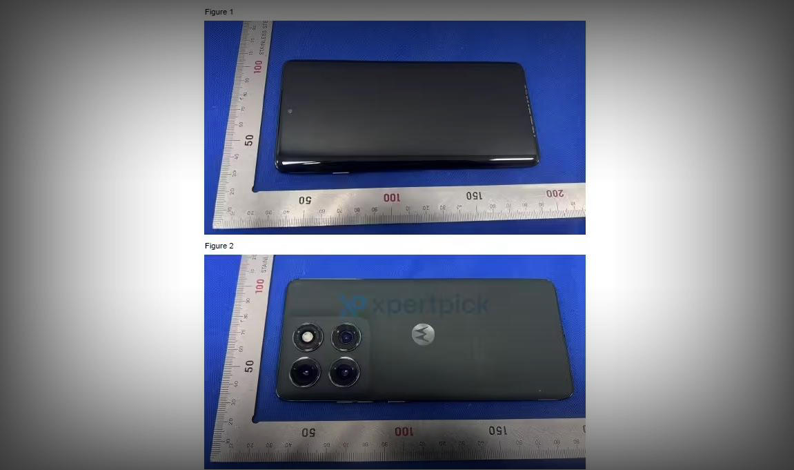 摩托罗拉Edge 60 Pro真机首秀：素皮曲面屏+天玑8350旗舰芯曝光