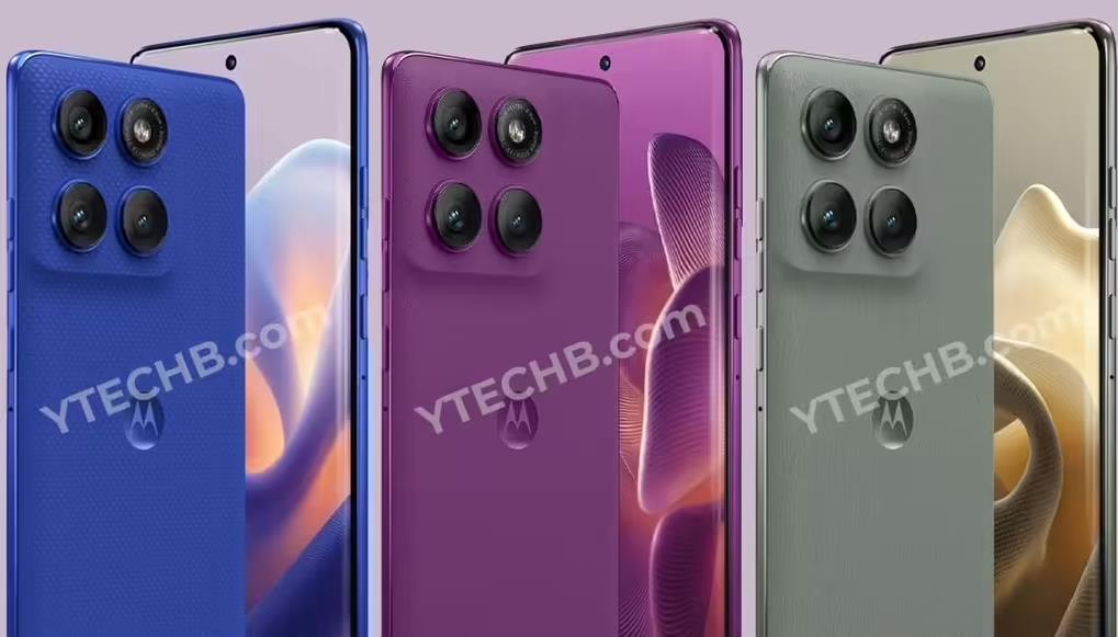 摩托罗拉Edge 60 Pro渲染图曝光：AI按键+6000mAh电池亮眼