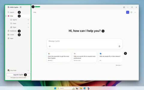 ‌微软Microsoft 365 Copilot免费用户5月将迎重大更新：导航界面全面改版