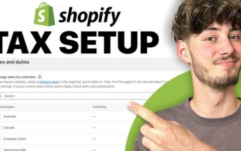 ‌Shopify Tax上线反向征收功能 欧盟至英国B2B订单免VAT