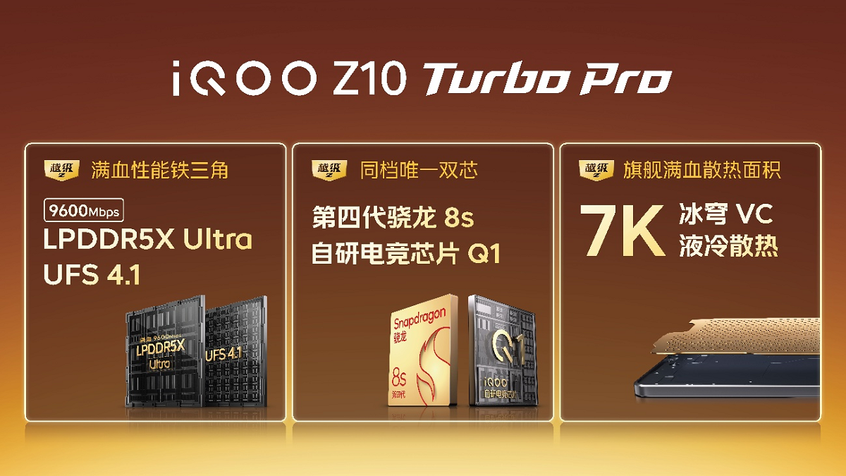 iQOO Z10 Turbo 系列正式发布：1799元起，打造“同档最强续航性能王”