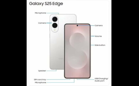 ‌三星Galaxy S25 Edge曝光：全球最薄5.8毫米