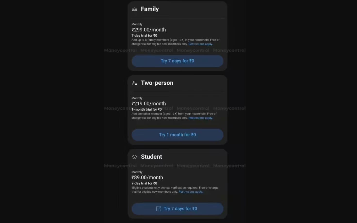 YouTube Premium双人套餐来了 印度等四地用户可享半价订阅优惠