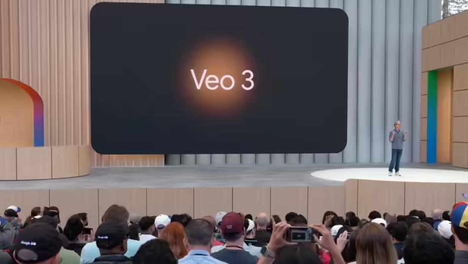 ‌谷歌I/O开发者大会：正式发布视频生成模型Veo3，AI音画同步突破