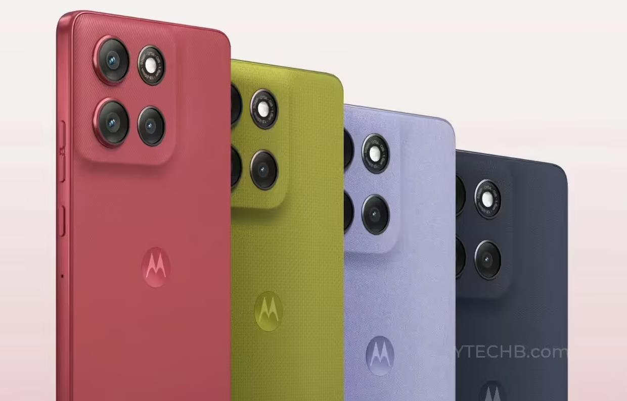 ‌摩托罗拉Moto G86 5G渲染图曝光：提供四款Pantone认证配色