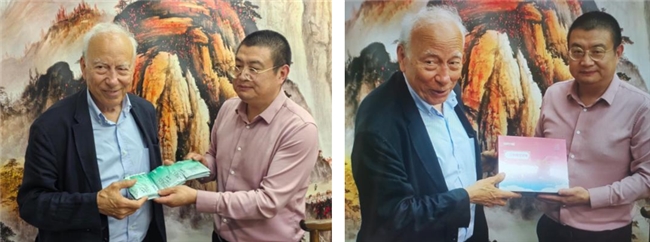 联合国KIP国际学院主席法比亚诺先生一行参访沃民高科,共探中医AI融合创新