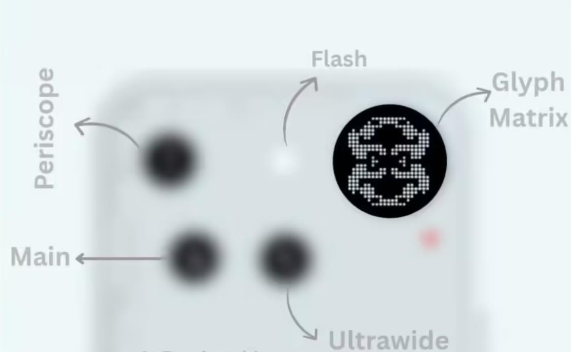 Nothing Phone(3)外观曝光：矩阵灯珠屏+三摄旗舰配置