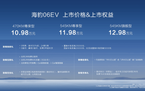 10.98万元起！比亚迪海豹06EV北京区域上市 开启潮美质选轿跑新时代