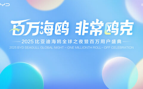 【直播已结束】百万海鸥 非常鸥克 2025比亚迪海鸥全球之夜暨百万用户盛典