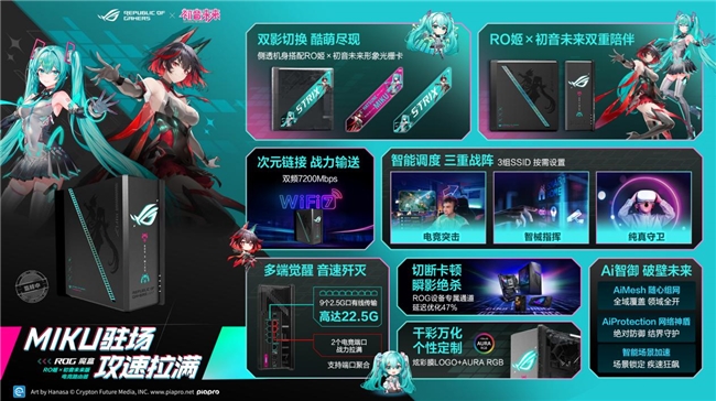 ROG×初音未来联名丨玩+乐园ROG新品发布会燃爆BW2025