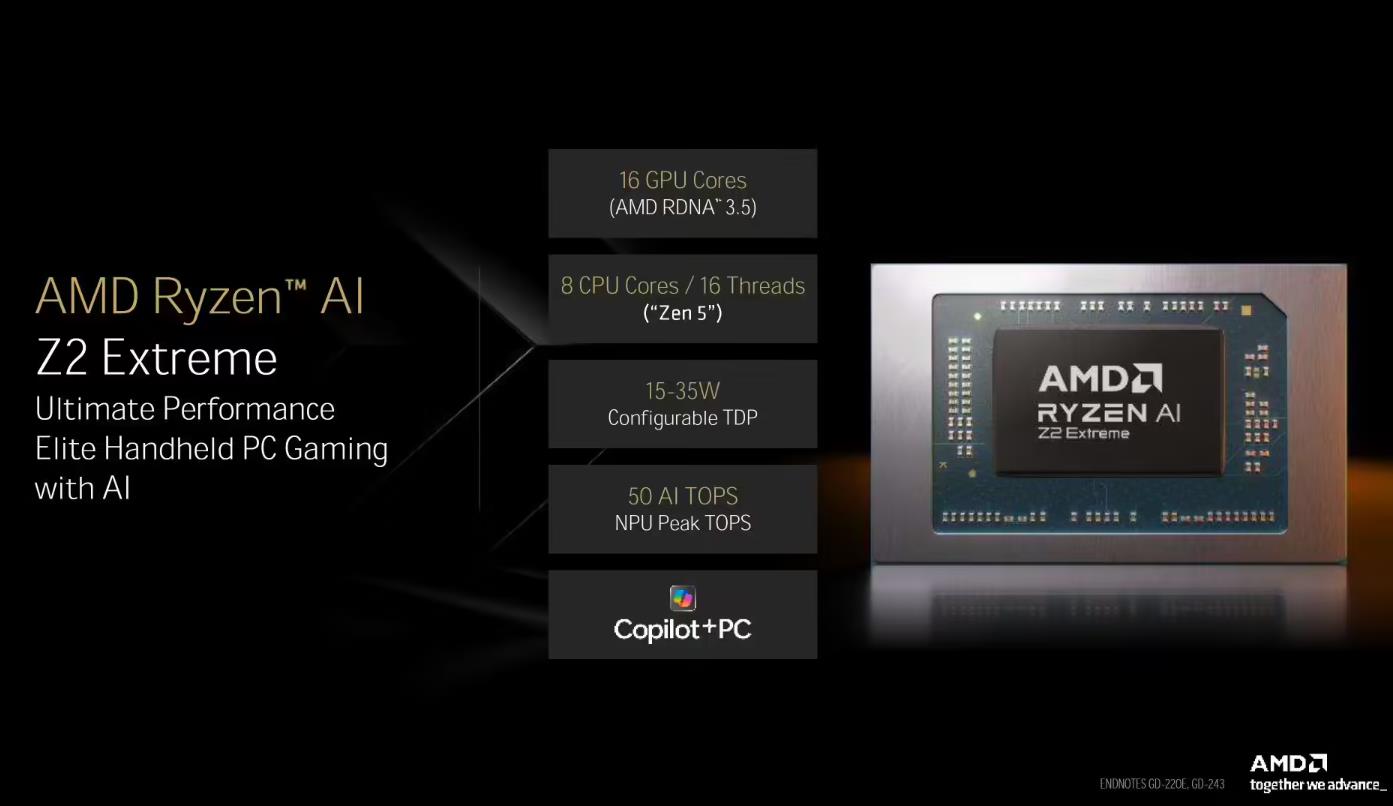 AMD Ryzen Z2 Extreme处理器跑分曝光：单核提升26.5%，多核高27%