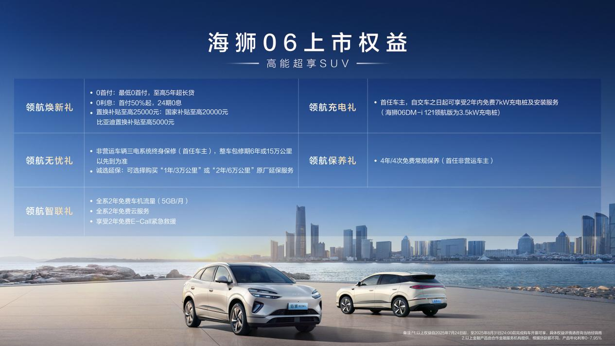 比亚迪海狮06双动力正式上市   打造全能进阶的中型SUV新标杆