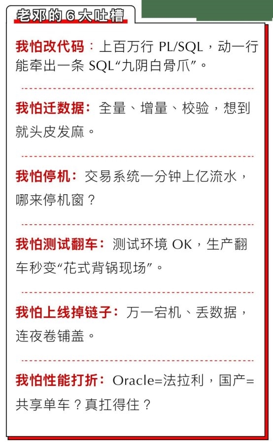 Oracle老司机的“意难平”，最终被国产方案说服了