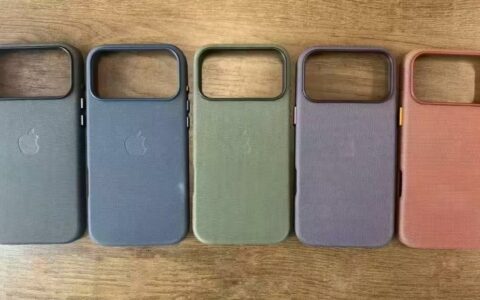 苹果iPhone 17系列全新TechWoven手机壳曝光：五色可选 耐用性升级