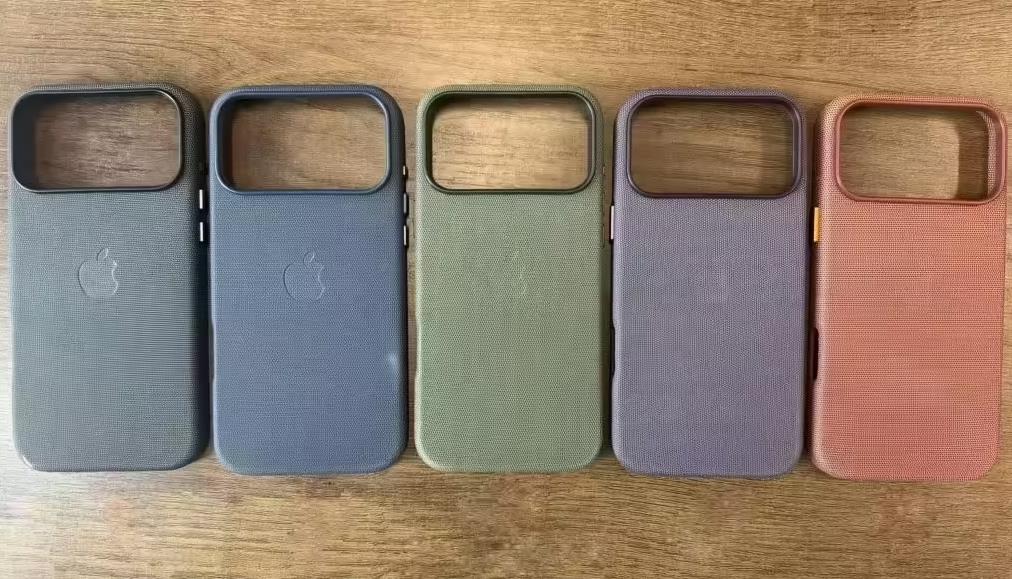 苹果iPhone 17系列全新TechWoven手机壳曝光：五色可选 耐用性升级
