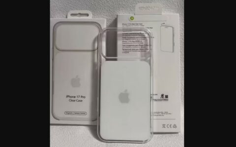 ‌苹果iPhone 17 Pro透明手机壳曝光 揭示三大设计革新