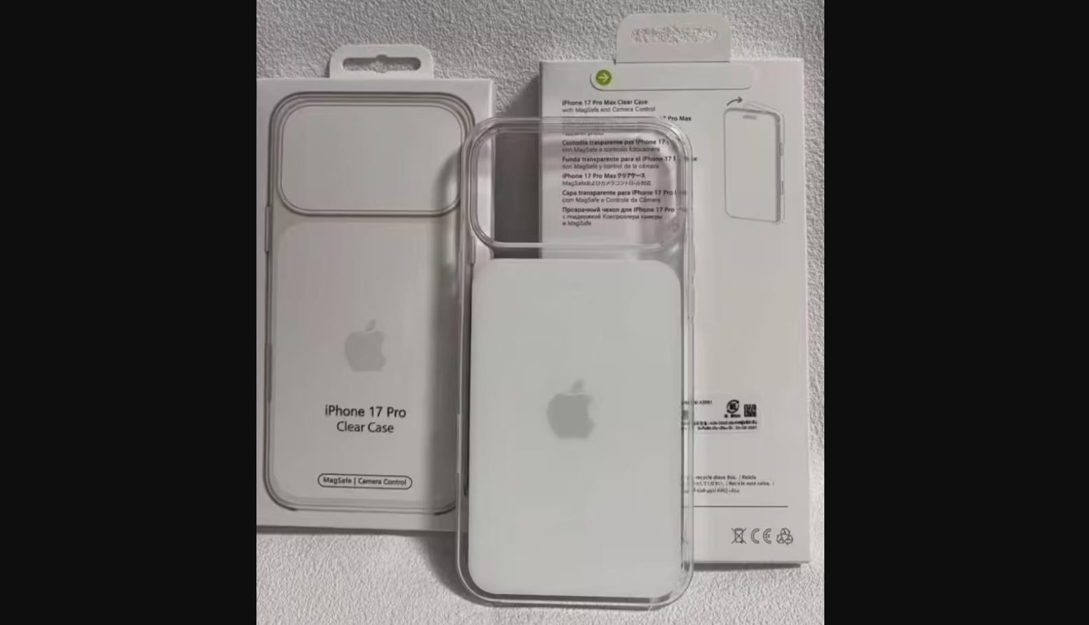 ‌苹果iPhone 17 Pro透明手机壳曝光 揭示三大设计革新