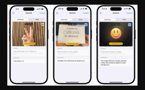 苹果FastVLM模型开放试用：Mac用户秒享“闪电级”视频字幕