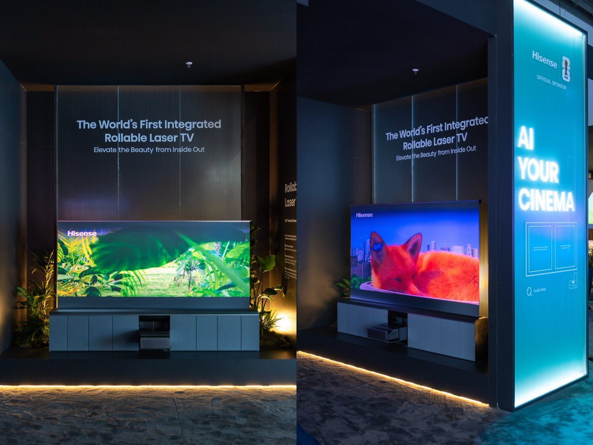 中国科技征服 IFA！海信激光电视夺首设金奖，100吋卷曲屏首秀