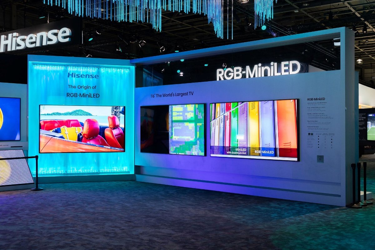 电视圈又搞大动作！海信新出的RGB-Mini LED电视，直接把画质卷到新高度