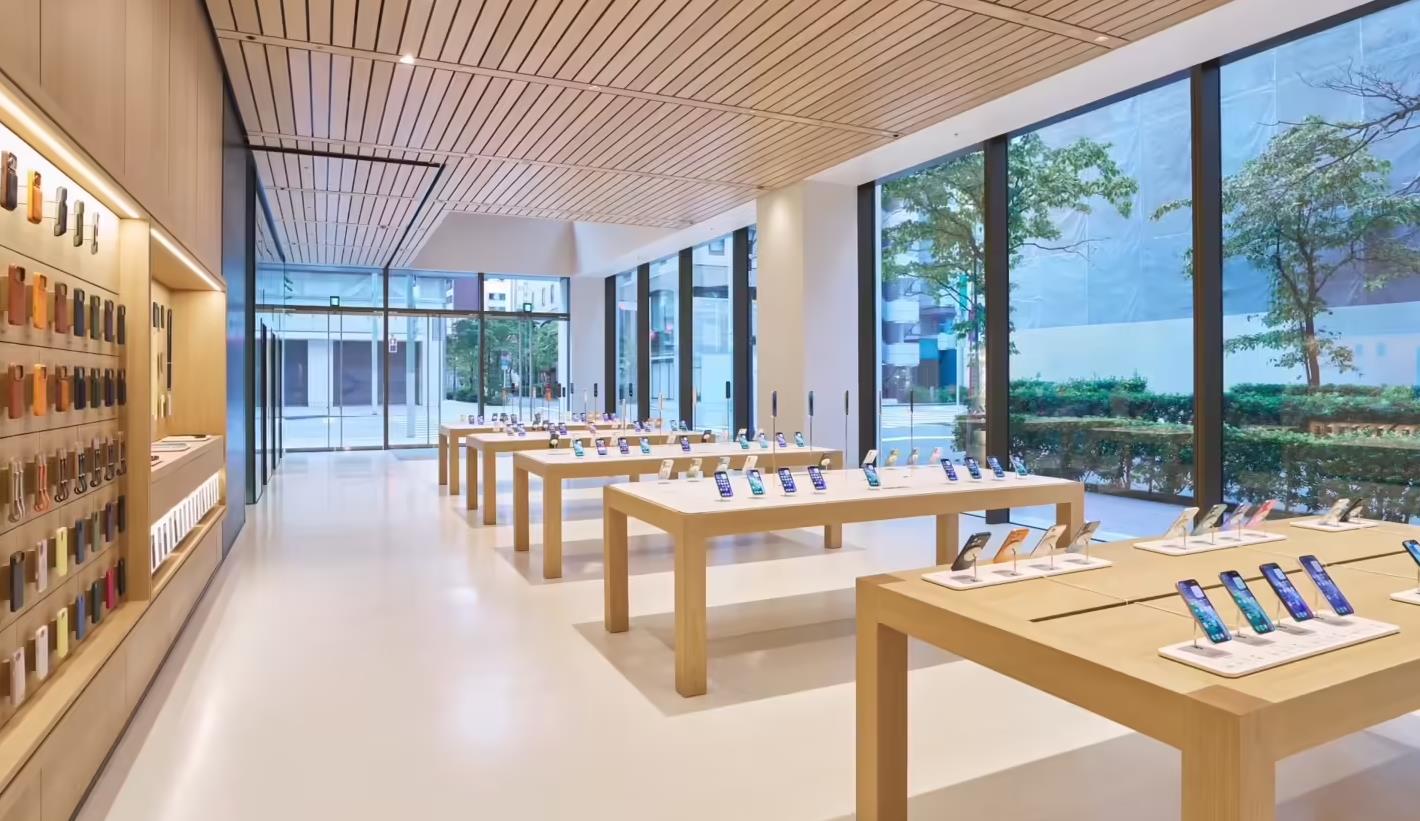 ‌苹果东京银座店焕新重开 美国境外首店迎22周年升级