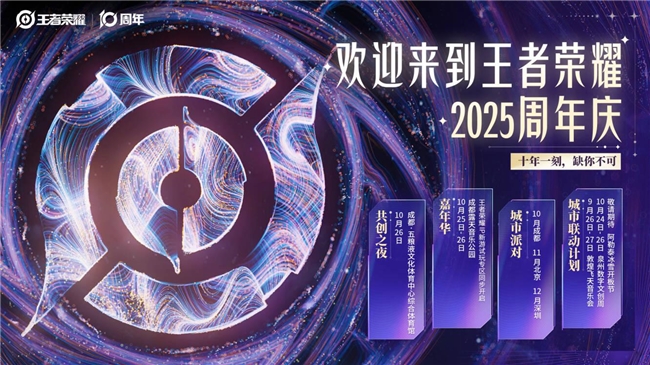 “王者痛城”落地成都，十周年城市嘉年华正式开启