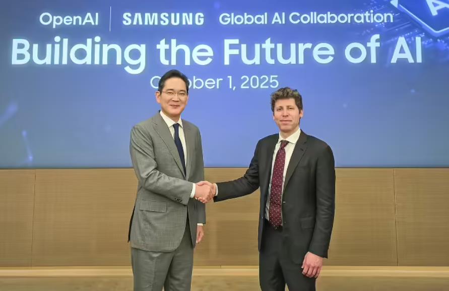‌三星SK海力士联手OpenAI 为5000亿美元AI数据中心供应芯片