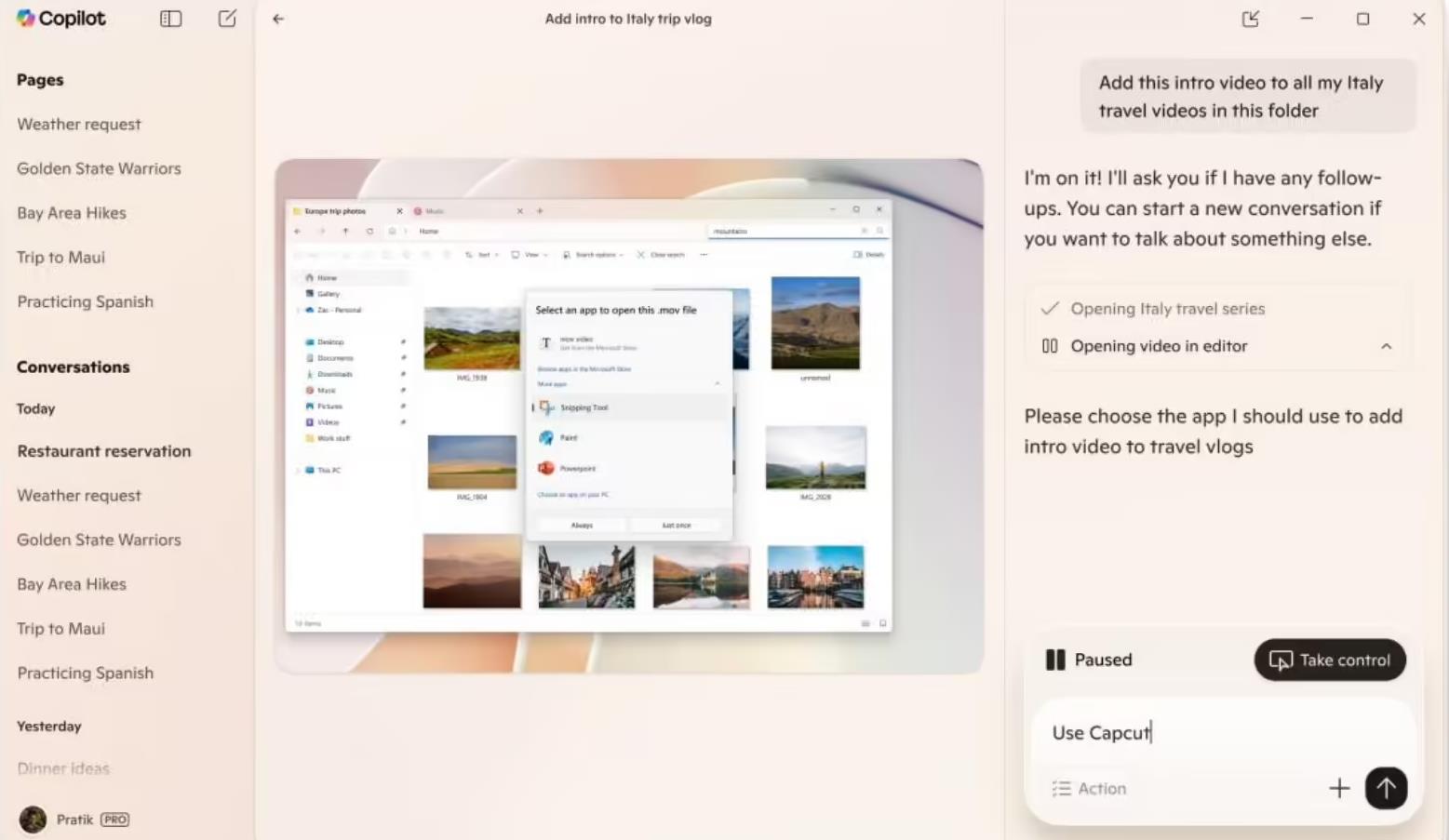 微软Windows 11将引入"AI管家"：Copilot Actions可自动处理文档邮件等任务