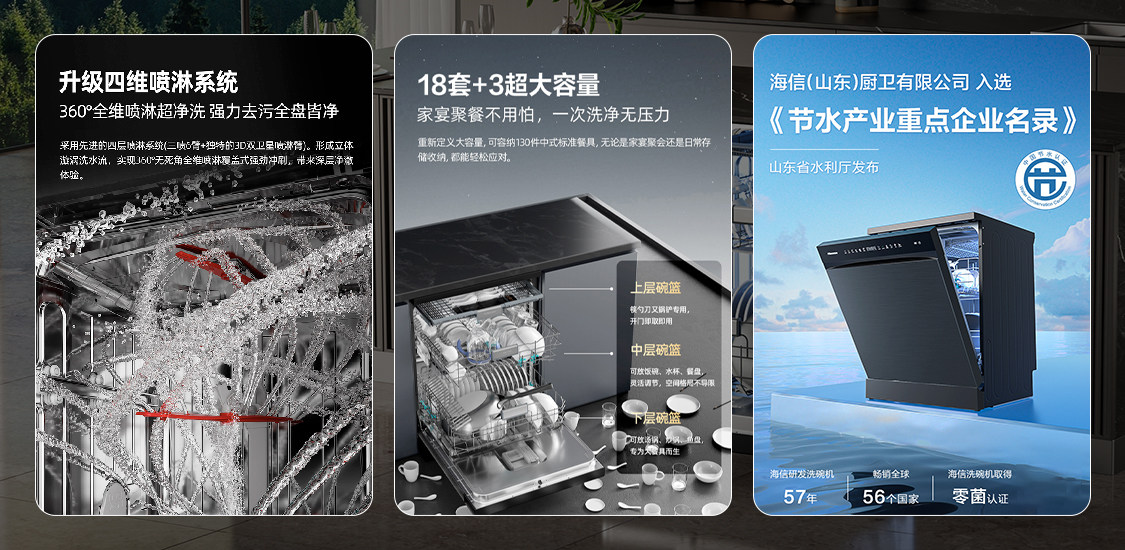 零菌时代来临，海信零菌洗碗机大薄荷系列轻松突破传统洗碗机边界