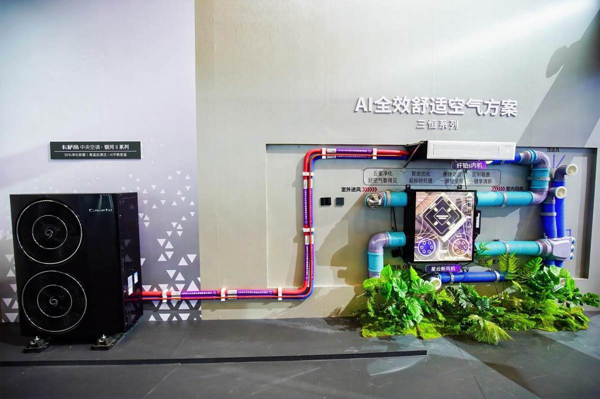 卡萨帝发布银河Ⅱ中央空调：AI动态衡温，全屋温差＜0.5℃