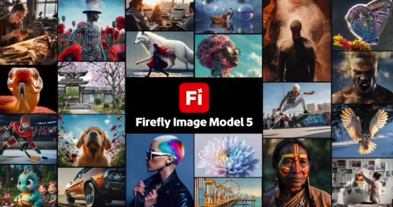 Adobe Firefly 史诗级更新：原生生成 400 万像素、支持图层编辑