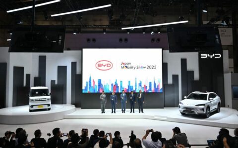 比亚迪亮相2025东京车展 全球首发K-EV