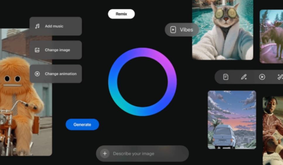 ‌Meta推出欧洲版AI短视频平台Vibes 用户抵制与战略矛盾引争议