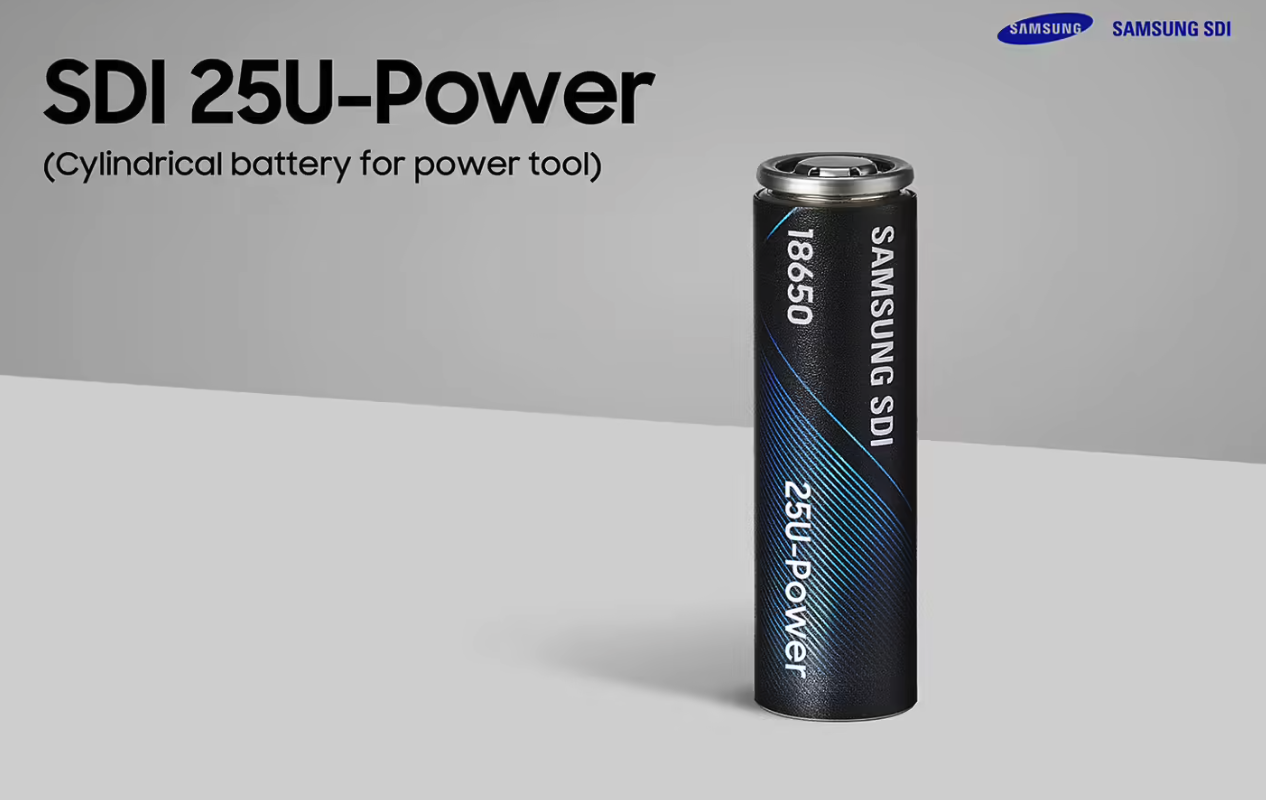 三星 SDI 推出全球最高性能 18650 柱状电池 25U-Power