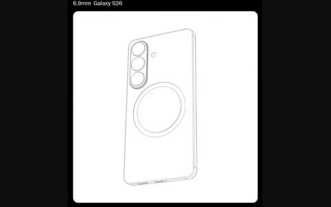 ‌三星Galaxy S26标准版线稿曝光：厚度仅6.9mm 设计风格硬朗
